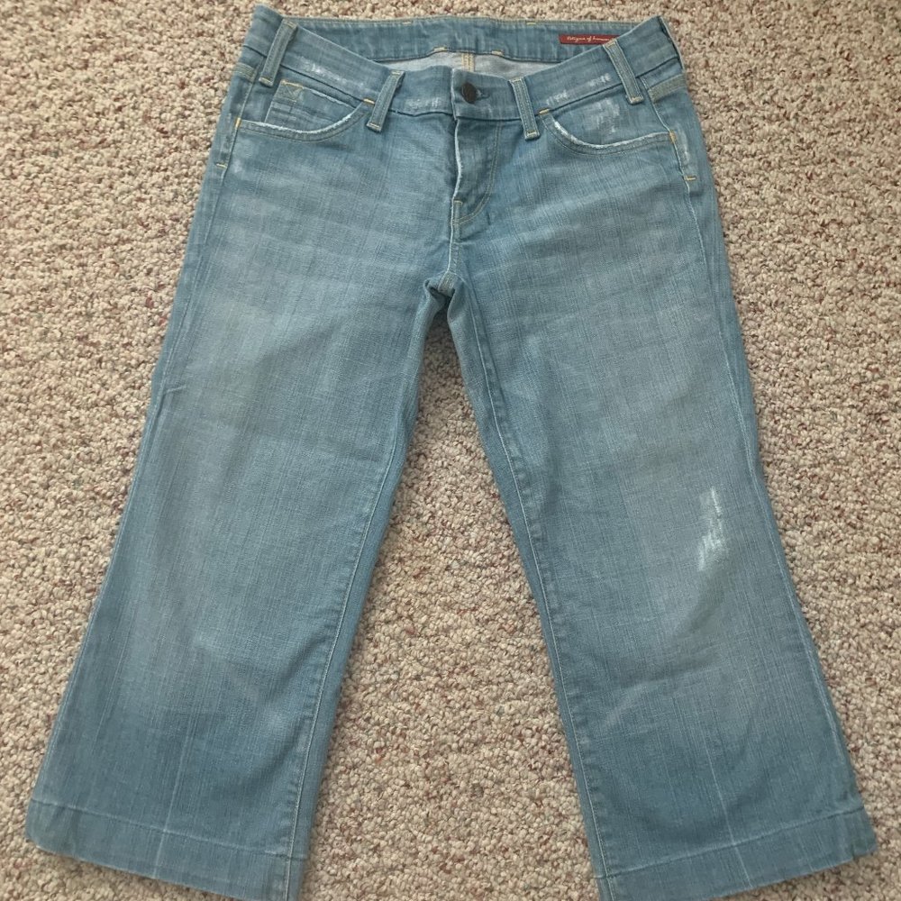 Citizens of Humanity Wide Leg Capri Jeans